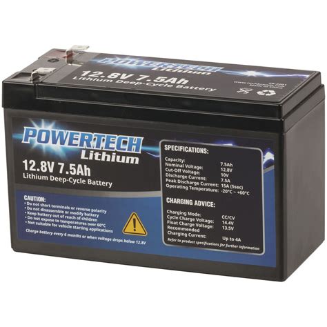 jaycar battery|12.8V 7.5Ah Lithium Deep Cycle Battery .